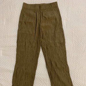 Olive Green Beachy Zara Pants